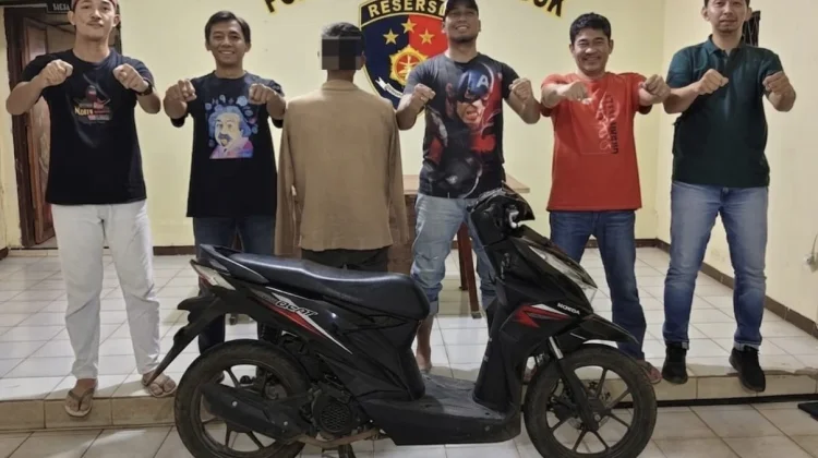 Polsek Umpu Semenguk Bekuk Buron Pencurian Motor di Way Kanan