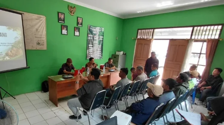 KPH Bukit Punggur Dorong Kelompok Sosial Tertib Bayar PSDH