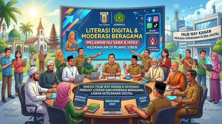 FKUB Way Kanan Perkuat Literasi Digital Tangkal Intoleransi