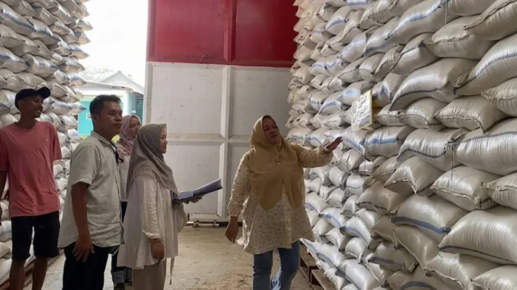 Bulog Lampung Utara Pastikan Stok Beras Aman