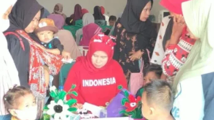 Posyandu ILP Ramsai Berikan Vitamin A bagi Balita