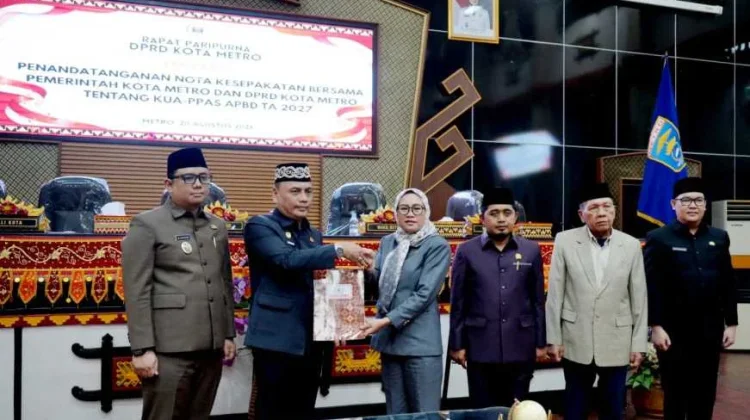 KUA-PPAS 2027 Metro Disepakati, Fokus Kemandirian Fiskal