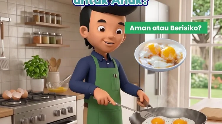 Telur Setengah Matang untuk Anak: Aman atau Berisiko?