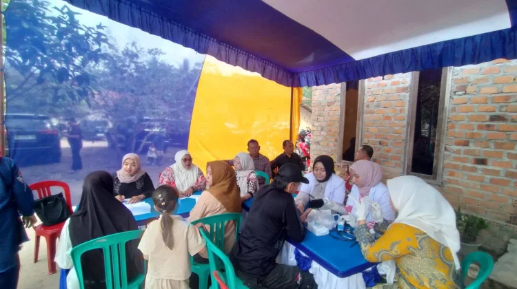 Puskesmas Way Tuba Gelar CKG di Dusun Pasundan