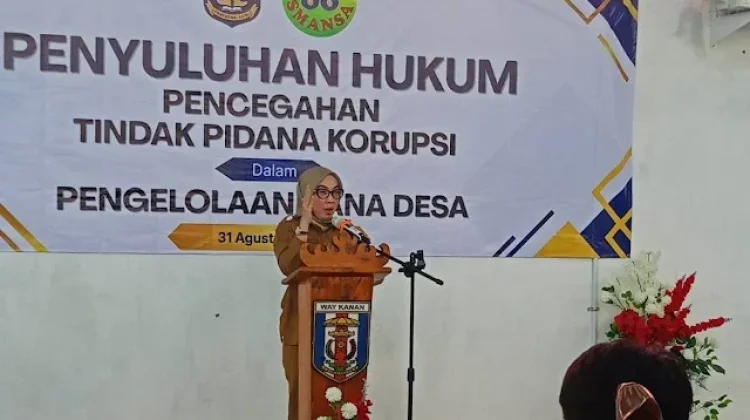 Bupati Way Kanan Dorong Pencegahan Korupsi dalam Pengelolaan Dana Desa