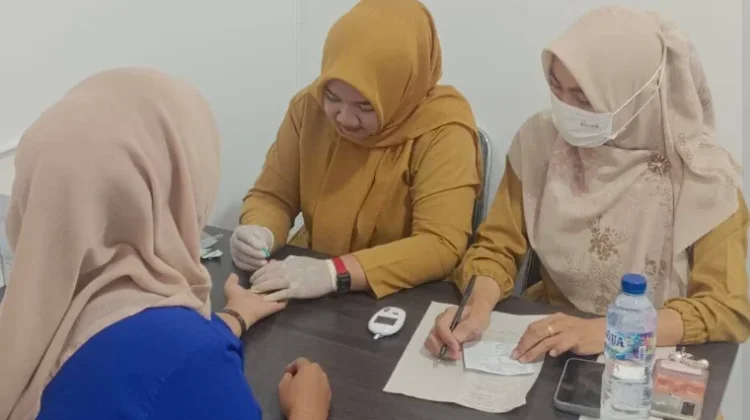 Puskesmas Way Tuba Terus Gencarkan Cek Kesehatan Gratis