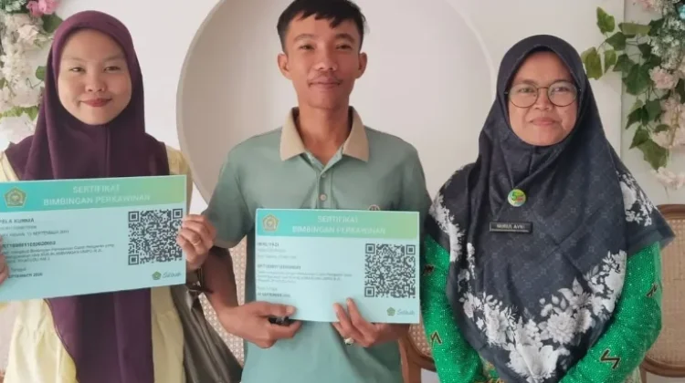KUA Blambangan Umpu Berikan Bimwin bagi Calon Pengantin