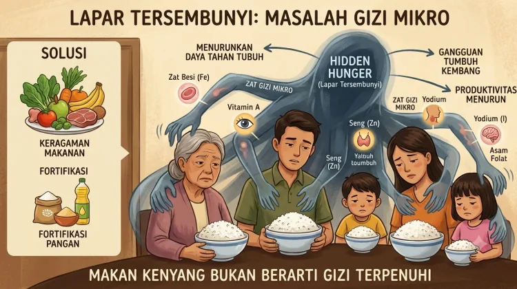 Hidden Hunger Memicu Stunting
