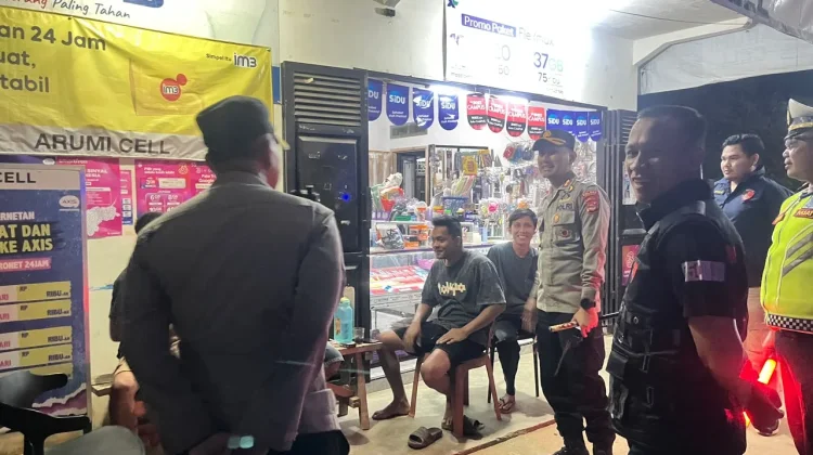 Polres Way Kanan Patroli Malam Antisipasi Kejahatan C3