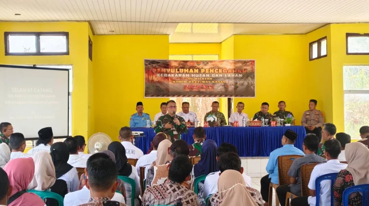 Mabes TNI Rangkul Warga Way Tuba Perkuat Pencegahan Karhutla