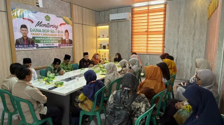 Kemenag Metro Monitor Dana BOS MIM Hadimulyo