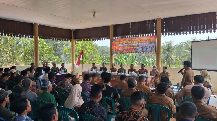 Mabes TNI Gencarkan Penyuluhan Karhutla di Kasui Way Kanan