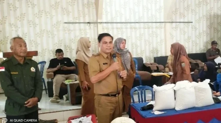 Dinsos Way Kanan Pastikan Penyaluran Bantuan Pangan Tepat Sasaran