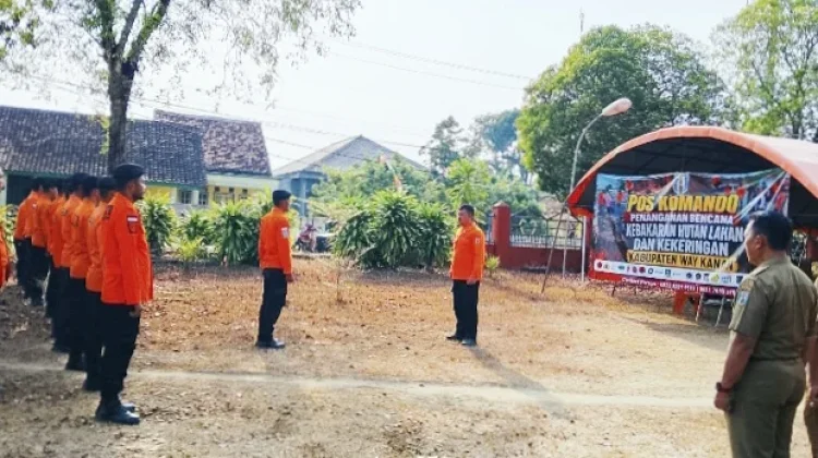 BPBD Way Kanan Pastikan Kesiapan Penanganan Karhutla