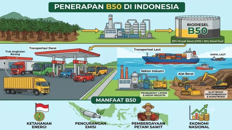 Indonesia Siap Terapkan B50 menuju Mandiri Energi
