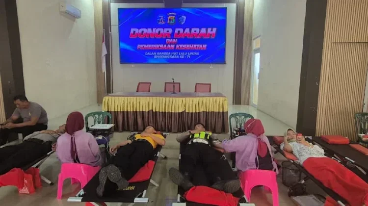 Polres Metro Gelar Aksi Donor Darah