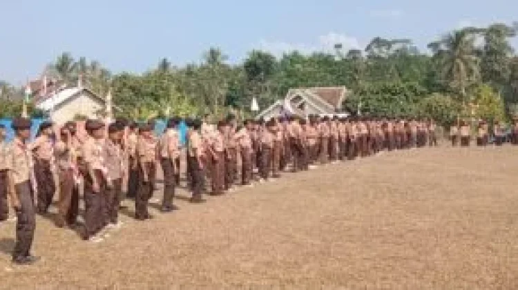 Ribuan Pramuka di Banjit Gelar Salat Istisqo