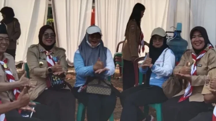 MIN 2 Way Kanan Ikuti Penutupan Perjusami Hari Pramuka