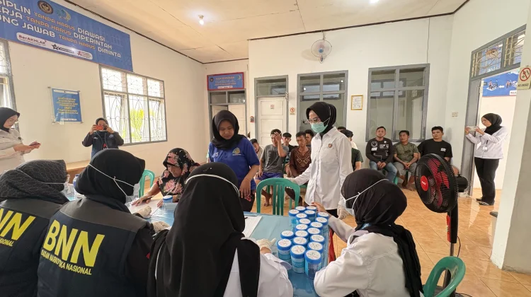 Lapas Way Kanan Lakukan Razia Gabungan dan Tes Urine