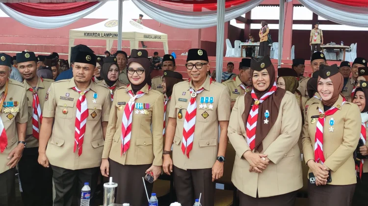 Gubernur Mirza Pimpin Apel Hari Pramuka Ke-65