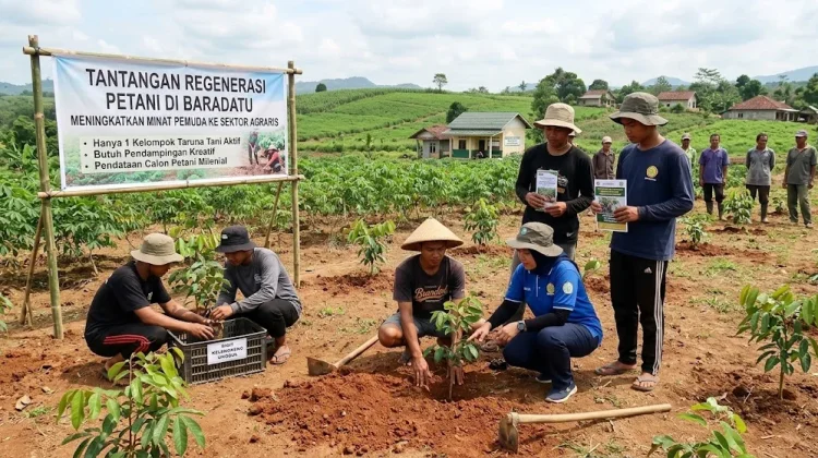 Minat Pemuda Baradatu terhadap Pertanian Masih Rendah