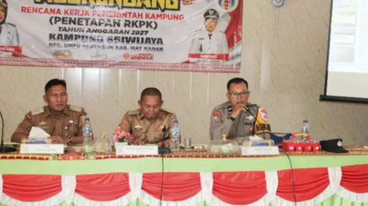 Kampung Sriwijaya Bahas Prioritas Pembangunan 2027