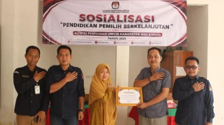KPU Way Kanan Perkuat Pendidikan Demokrasi bagi Pelajar