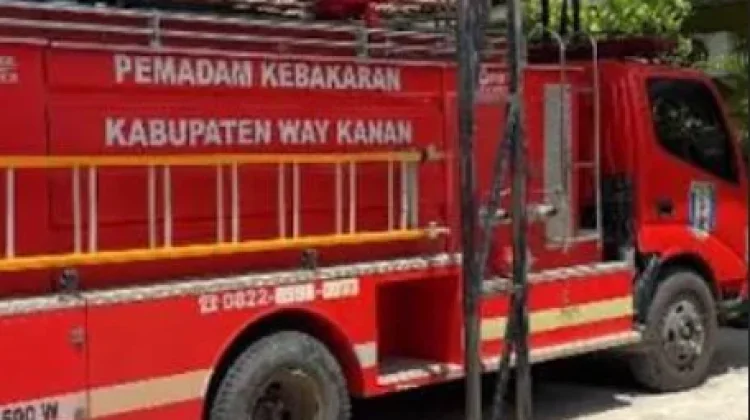 Damkar Way Kanan Dorong Warga Cepat Laporkan Jika Terjadi Kebakaran