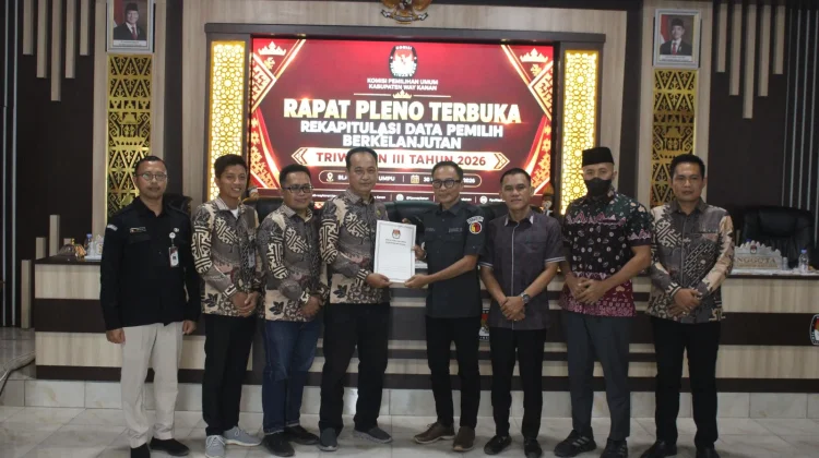 KPU Way Kanan Tetapkan 362.226 Pemilih
