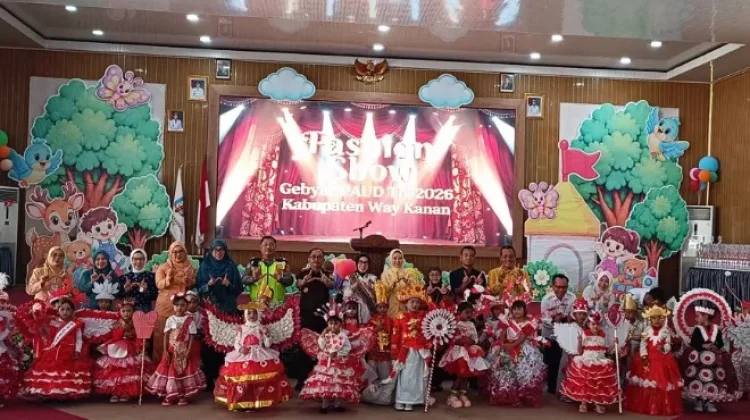 Gebyar PAUD Way Kanan Jadi Ruang Ekspresi Anak