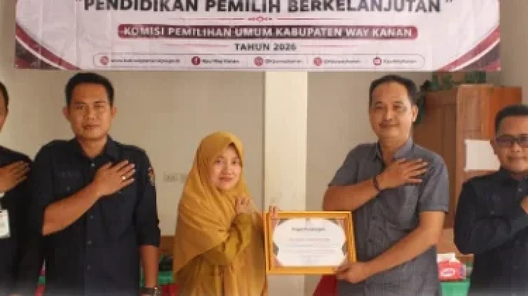 KPU Way Kanan Perkuat Pendidikan Demokrasi bagi Pelajar