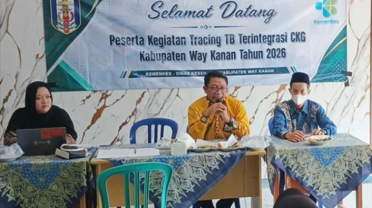 Dinkes Way Kanan Perluas Tracing Tuberkulosis di Negeri Jaya