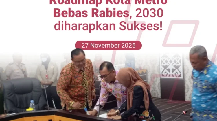 Metro Gandeng Daerah Tetangga Cegah Rabies Perbatasan