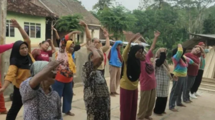 Puskesmas Negeri Agung Dorong Peserta Prolanis Aktif Berolahraga