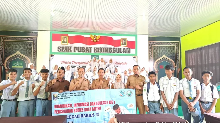 Gencar KIE, Metro Gendeng Sekolah Cegah Rabies