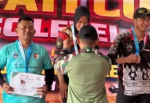Srikandi Lanudad Gatot Soebroto Juara Menembak HUT Oku Timur