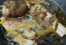 Gulai Kaki Sapi, Sajian Mengugah Selera