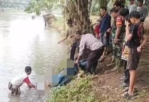 Mayat Pria Paruh Baya Ditemukan Mengambang di Sungai Way Umpu