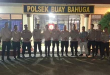 Kapolres Way Kanan Inspeksi Polsek Buay Bahuga, Ingatkan Anggota Hindari Narkoba