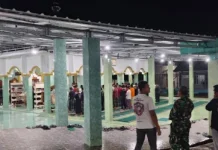 Patroli Kodim Jaga Keamanan Lapas Way Kanan saat Ramadhan