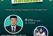 Menghidupkan Masjid Sebagai Pusat Peradaban Desa