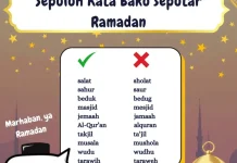 Kata Baku Seputar Ramadan