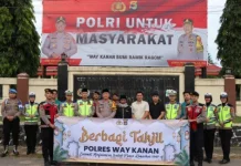Ramadhan 1447 H, Polres Way Kanan Bagi Takjil