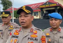Polres Way Kanan Tangkap Satu Lagi Tahanan Kabur, Total Lima Kembali Diamankan