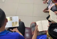 Ngabuburit Ramadan, Warga Binaan Lapas Way Kanan Membaca Buku