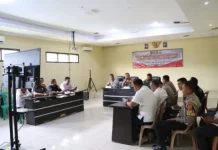 Polres Way Kanan Gelar Rakor Lintas Sektoral jelang Idul Fitri