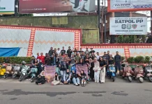 Solidaritas Komunitas Vespa, Scooterist Lampung Berbagi Takjil Ramadan