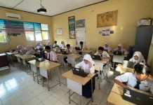 SMPN 7 Banjit Gelar Gladi TKA 2026, 48 Siswa Uji Coba Sistem Jelang Ujian April