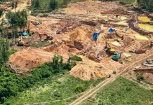 Polda Lampung Ungkap Tambang Emas Ilegal di Way Kanan