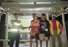 Bhabinkamtibmas Blambangan Umpu Ingatkan Warga Jaga Keamanan Jelang Lebaran